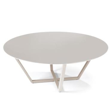Imagem de Mesa centro Lavanda em Aço Carbono Dourado  - Drop mobiliário