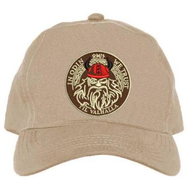 Imagem de Boné Kaluapa Deus Nórdico Odin, Unissex, Vermelho, Único