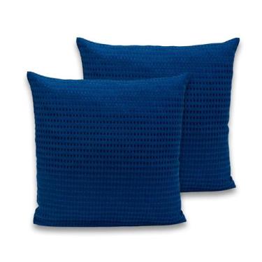 Imagem de Kit 2 Capas de Almofada Piquet Favinho 40x40 C/ Zíper - BEM ME QUER , 