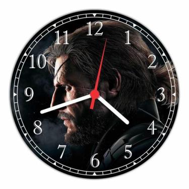 Imagem de Relógio De Parede Game Metal Gear Solid Jogos Decoração Quartz - Vital