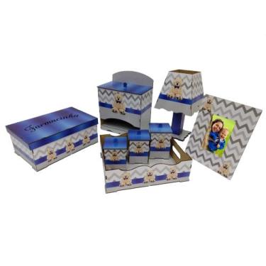 Imagem de Kit Bebe Quarto Berço Maternidade Decorativo Safari Decoração - babyki