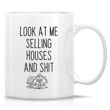 Imagem de Retreez Caneca engraçada para corretor de imóveis, presente de agente imobiliário, fechamento de vendas, 325 ml, chá de cerâmica, canecas de café - sarcasmo, motivacional, agradecimento, presentes de