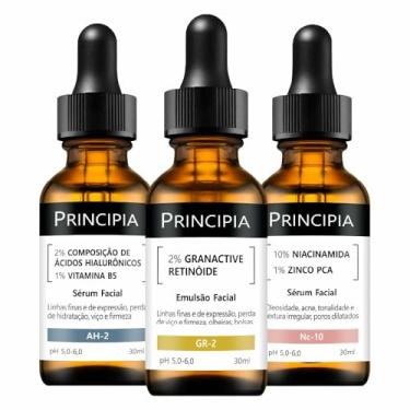 Imagem de Principia Kit 3 Séruns Niacinamida + Hialurônico + Retinóide