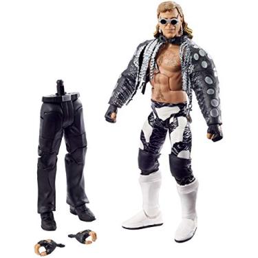 Imagem de WWE Wrestlemania 37 Elite Collection Shawn Michaels Action Figure with Entrance VestSunglasses and Paul Ellering and Rocco BuildAFigure Pieces6 in Posable Collectible Gift for WWE Fans