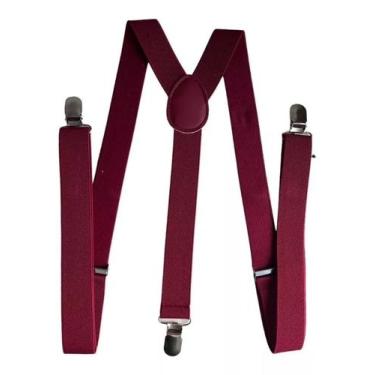 Imagem de Suspensórios Masculino E Feminino Largo 2,5cm - Várias Cores Ref:244 -