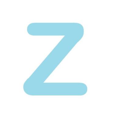 Imagem de Letras em EVA Alfabeto Azul Claro - 14cm - Extra Festas, Z