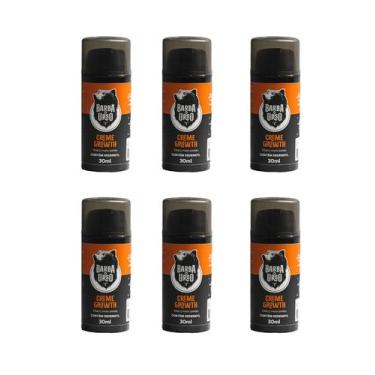 Imagem de Kit 6 Tônicos Creme Growth Barba De Urso