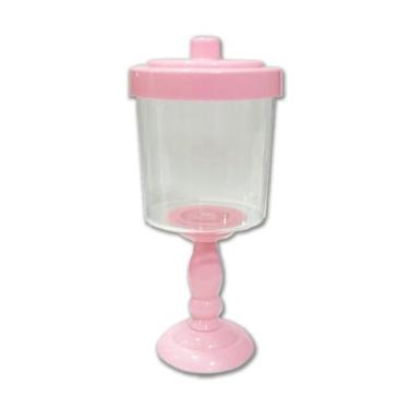 Imagem de Baleiro decorativo Rosa claro c/ suporte resistente - Lynx
