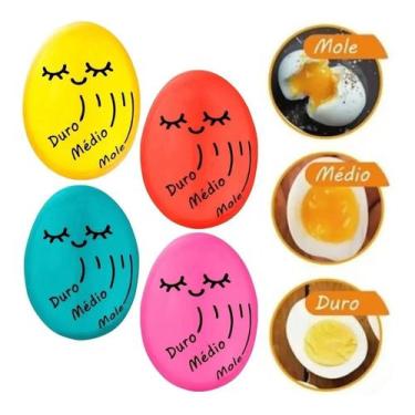 Imagem de Timer Ovo Cozido No Ponto Certo Temporizador - Kit 2 Peças - Clink