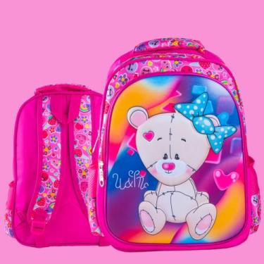 Imagem de Mochila Infantil Escolar Bolsa Menina Infantil Impermeável - OKI-NI, M