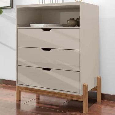 Imagem de Cômoda antares casa d 96 cm altura off - Village Móveis