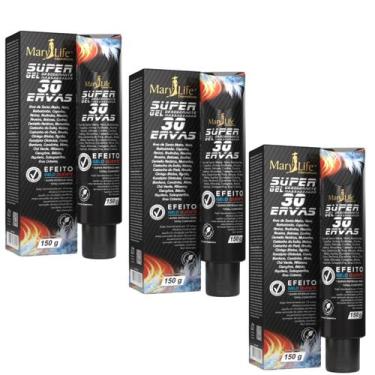 Imagem de Kit 3 Super Gel Massageador 30 Ervas 150G - Mary Life