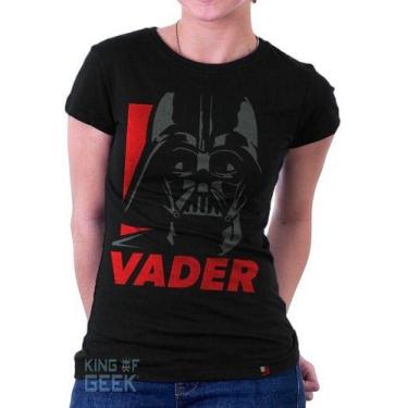 Imagem de Babylook Darth Vader Star Wars Blusinha Geek Filme Série - KING OF GEE
