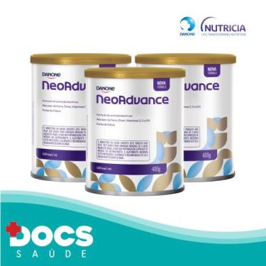 Imagem de Fórmula Infantil Neocate Advanced 400gr Danone KIT 03 unidades