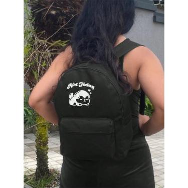 Imagem de Mochila Small DOG NOT TODAY Bolsa Escolar Trabalho Viagem Mala Faculda