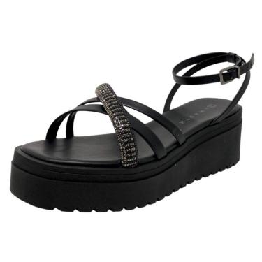 Imagem de Sandalia Feminina Anabela Media Conforto Fashion Ramarim