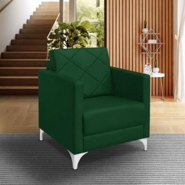 Imagem de Poltrona Helena Decorativa Clinica e recep tecido suede - SELMINHADECO