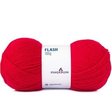 Imagem de Lã Flash Pingouin 100g, 8348 ROSE RED