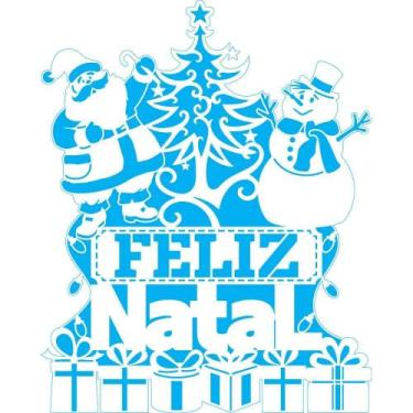 Imagem de Stencil Natal Litoarte 25 X 20 cm - STRN - 016 Feliz Natal