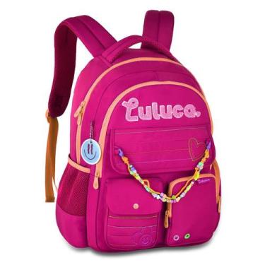 Imagem de Mochila De Costas Original Luluca Meninas Viagens Escolar Passeios Cha