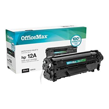 Imagem de Cartucho de toner preto remanufaturado OfficeMax para HP 12A