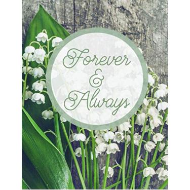 Imagem de Forever & Always: Wedding Planner to organize and plan for the best day of your life! Lily of the valley on wood background