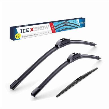 Imagem de icexsnow 3 Limpadores 28"/14"/14" Lâminas de Limpador de Para-Brisa de Substituição para Honda Fit 2020 2019 2018 2017 2016 2015 2014 2013 2012 2011 2010 2009-Lâminas de Limpador de Para-Brisa de Qual