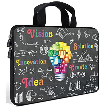 Imagem de AMARY 14 15 15.4 15.4 15.6 polegadas Bolsa para laptop Capa de neoprene Capa de viagem macia para Dell Lenovo Toshiba HP Chromebook ASUS Acer (Idea)