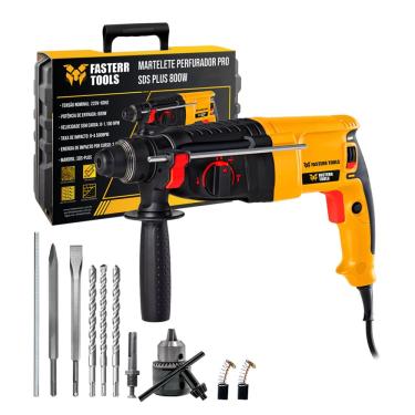 Imagem de Martelete Rotativo Rompedor 820W 110V Fasterr FST047