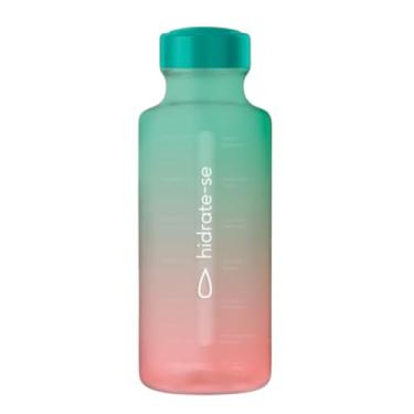 Imagem de Garrafinha Squeeze Academia Hidrate-se 500ml Garrafa de Água Escola Viagem (Verde)