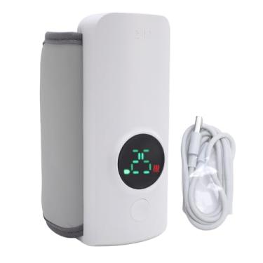Imagem de Aquecedor Portátil de Mamadeiras para Viagens, Aquecedor Portátil de Mamadeiras, Aquecedor Recarregável de Leite, Aquecedor de Leite Materno Alimentado por Bateria, Aquecedor de