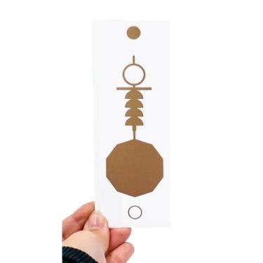 Imagem de Placa Grafico Cruz Ansata PVC - Radionica Radiestesia - Dhonella