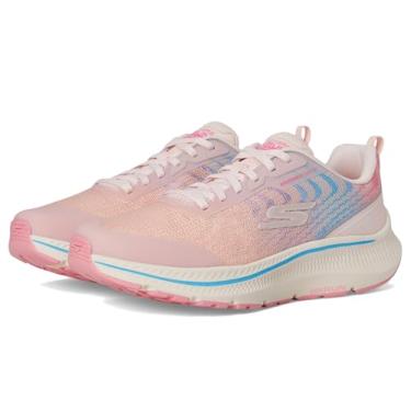 Imagem de Skechers Tênis feminino Go Run Consistent 2.0 respirável confortável, Rosa/Multi, 40