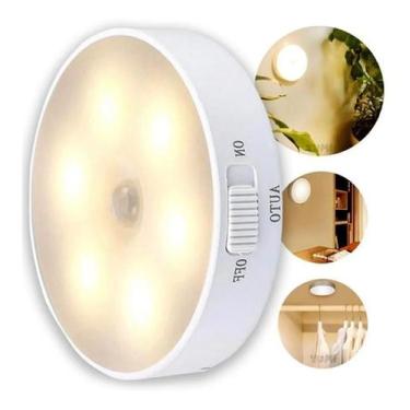 Imagem de Kit 4 Luminária Led Spot Sem Fio Sensor De Presença Usb 902 - Cemtec, 