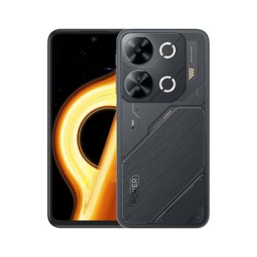 Imagem de Smartphone Itel P65, 128GB+4+4GB RAM (Preto) Tela de 6,7", Câmera de 50MP, NFC, Bateria 5000 mAh