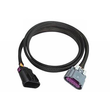 Imagem de Chicote de extensão de fio de 122 cm ICT Billet LS Gen 4 MAF Fluxo de ar de admissão de ar sensor de IAT cartucho de cartão de fiação compatível com códigos GM RPO 5.3 6.2 L98 L9H L96 LC8 LC9 WEMAF41-48