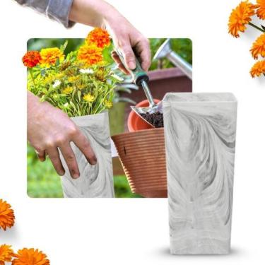 Imagem de Vaso Jarro Decorativo Clássico - Plástico - Para Flores Artificiais - 