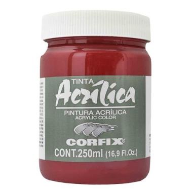 Imagem de Tinta Acrílica Corfix 250ml Carmin 59 Gr 2, 059 - CARMIM