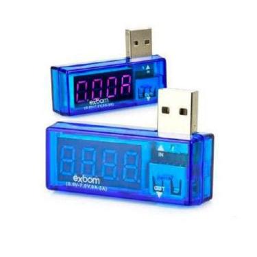 Imagem de Testador De Voltagem E Amperagem Para Porta Usb Exbom Uts-S2