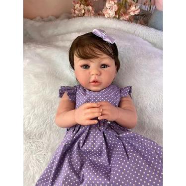 Imagem de Bebê Reborn Menina Princesa Corpo de Pano Macio Com Enxoval - Mundo Az