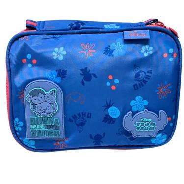 Imagem de Estojo Box 100 Pens em Nylon STITCH DISNEY Clio TS24629, AZUL