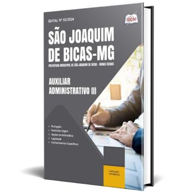 Imagem de Apostila Prefeitura São Joaquim Bicas Mg 2025 Auxiliar