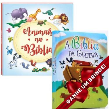 Imagem de Combo Bíblia Da Garotada Capa Dura Almofadada Bíblia Infantil + Livro 