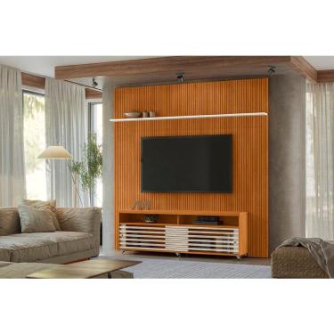 Imagem de Composição Frizz New Prestige para TV de até 75 polegadas - Cinamomo /Off White - Madetec