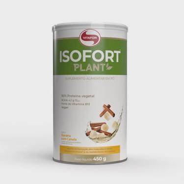 Imagem de Isofort Plant (Antigo Life Vegan) Proteína Vegetal Sabor: Banana com canela 450g - Vitafor