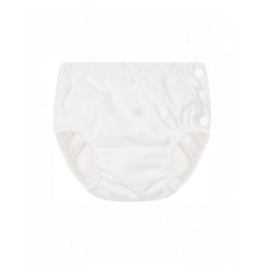 Imagem de Fraldas de natação reutilizáveis para bebês recém-nascidos, laváveis, fraldas aquáticas, para nadar, branca, 100