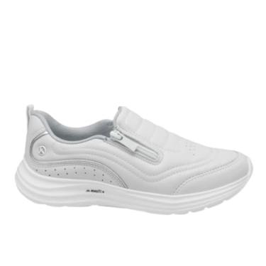 Imagem de Tênis Feminino Esportivo Calce Fácil Kolosh - Branco