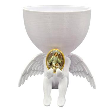Imagem de Anjo da Guarda Anjinho Anjo da Guarda Vasinho Decoração - Point da Fe