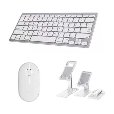 Imagem de BDNET, Teclado E Mouse Bluetooth + Sup Para Tablet Amazon Fire 7