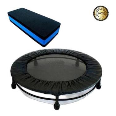 Imagem de Cama Elástica Mini Jump Com Aro De Reforço + Capa + Step - Infinity
